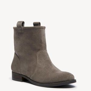 Sole Society Suede Ankle Boots Taupe Dark Mushroom Size 5M
